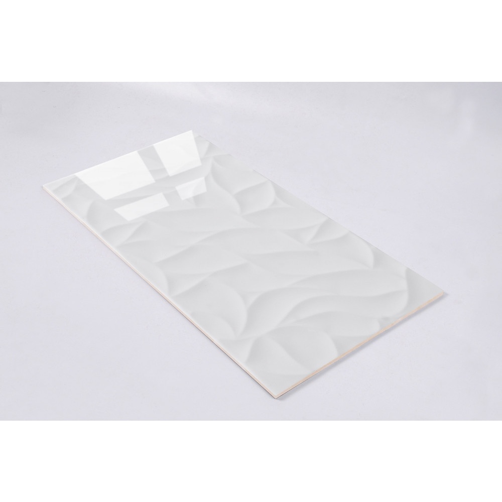 Marbella กระเบื้องเซรามิคปูผนัง 25X40 ซม. รุ่น สโนว์-ไวท์ ZX9021 (N) Gloss (15P)