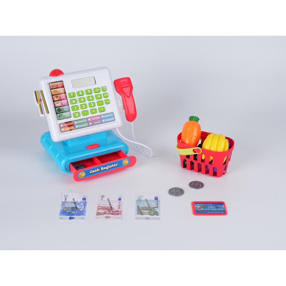 TOYS ของเล่นแคชเชียร์คิดเงิน รุ่น 16853 ขนาด 31.5x15x24.5 ซม. คละสี