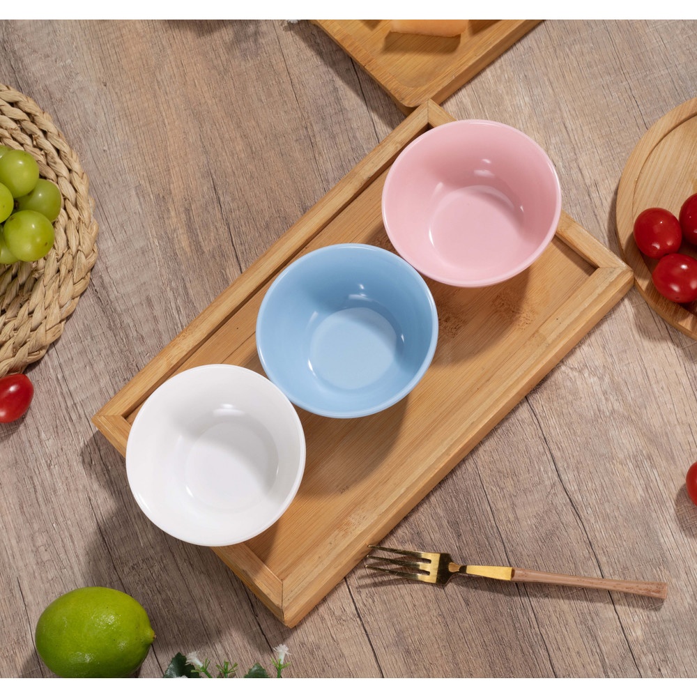 ADAMAS ถ้วยเมลามีน 3.5 นิ้ว สีชมพู PONY-PK