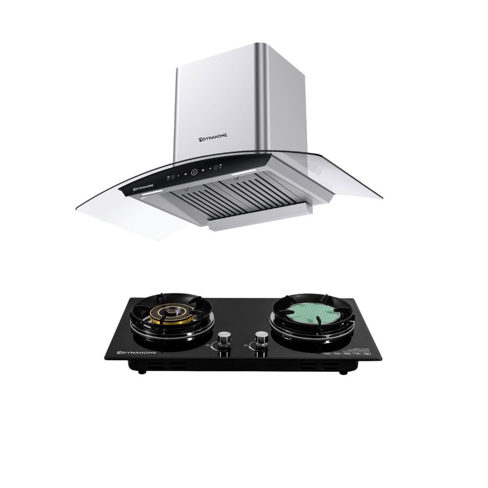 DYNAHOME ชุดเซ็ทเครื่องดูดควัน DH-219-9S + เตาแก๊ส DF-922