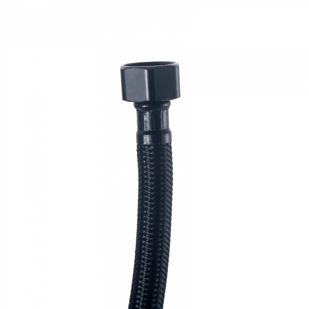 Verno สายน้ำดีสแตนเลส รุ่น LT-G0045-DD02 ยาว 45 ซม. สีดำ