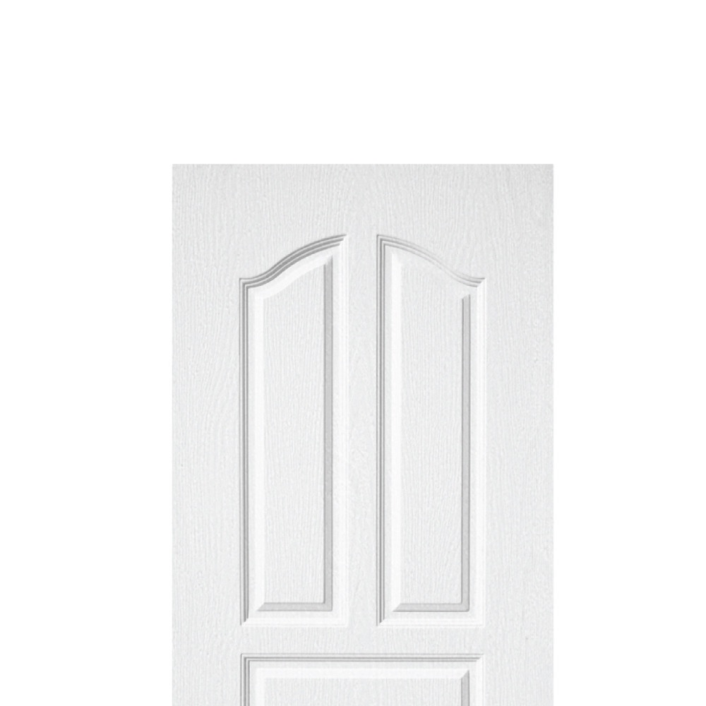 WELLINGTAN ประตู UPVC รุ่น  WT001N (สำหรับใช้ภายนอก) ลูกฟัก ขนาด 80x200 ซม. สีขาว (เจาะลูกบิด)