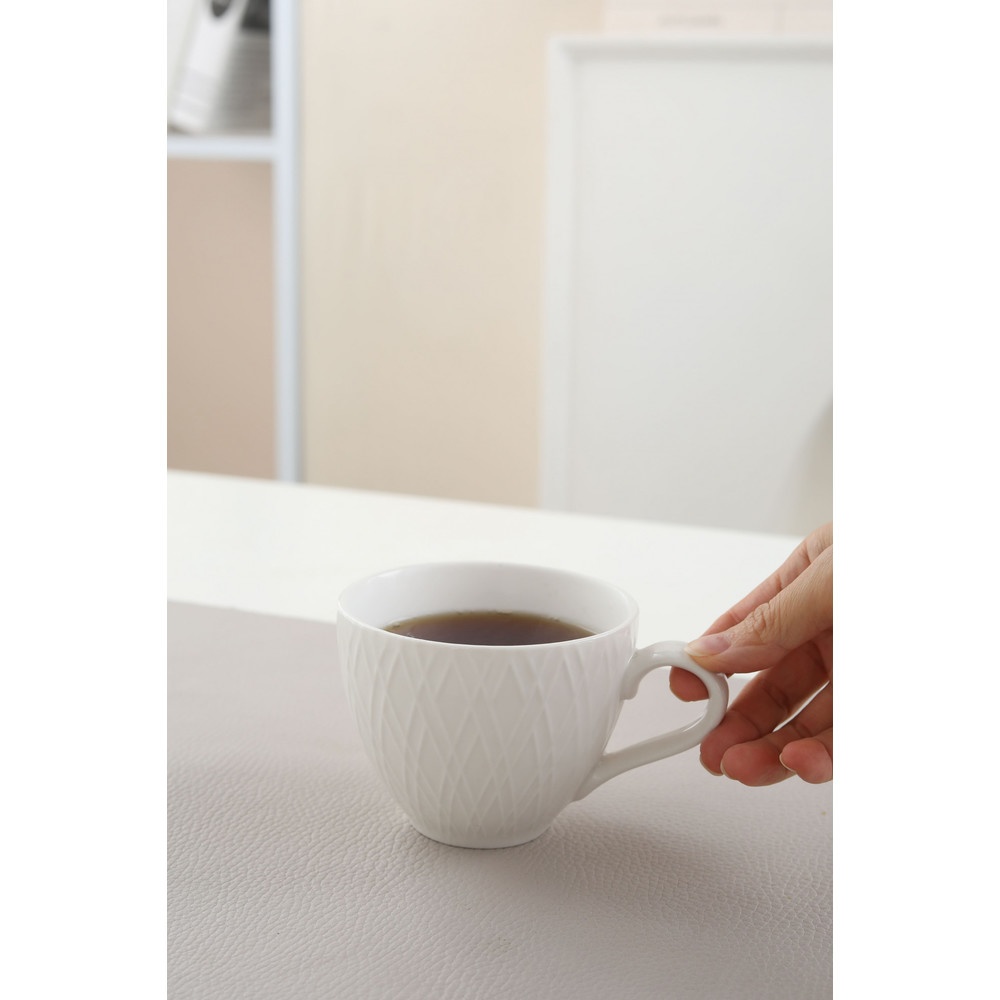 ADAMAS ถ้วยกาแฟ 270 มล. FIONA-WH09 สีขาว