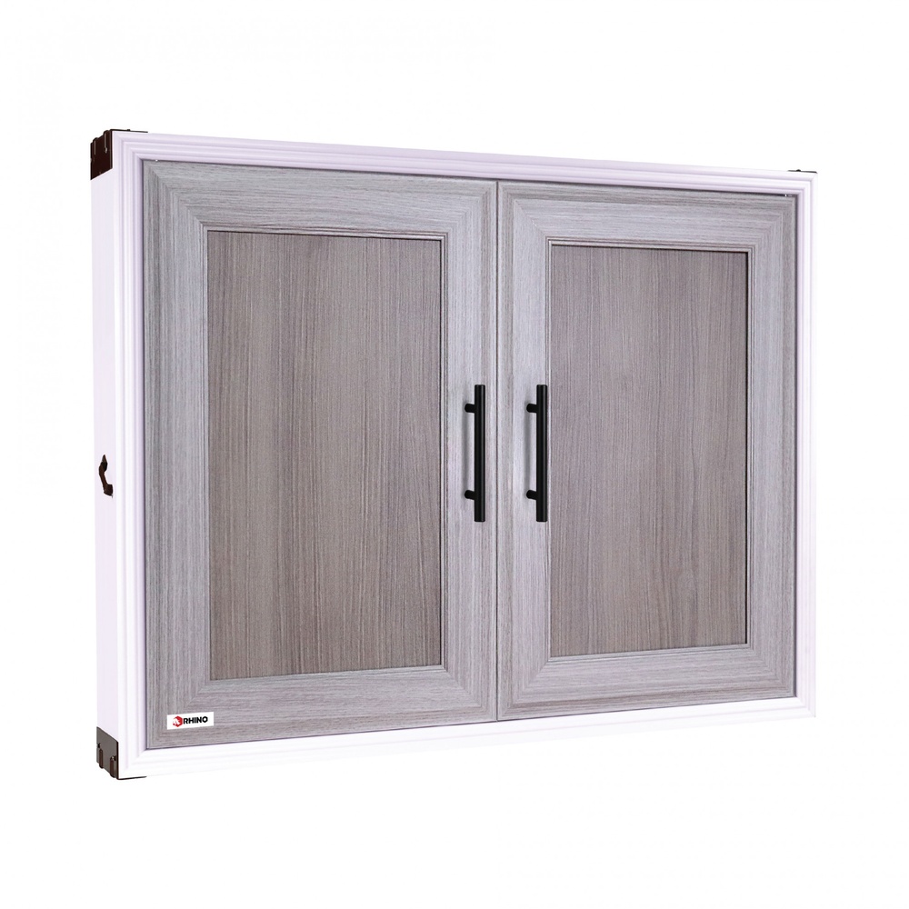 WT บานซิงค์คู่ CBD ขนาด 86.20x10x65.40 ซม.สี I GRAY