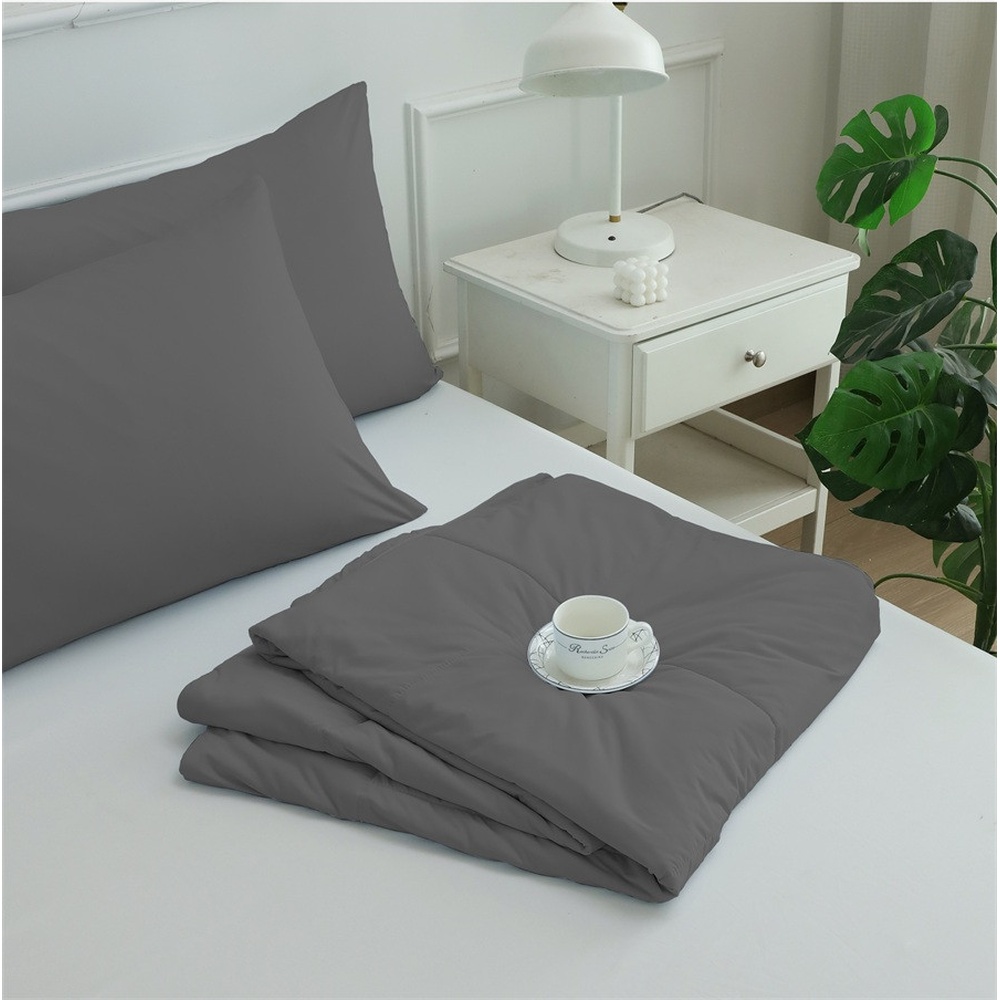 Truffle ผ้าห่มเย็น รุ่น Mina-02 ขนาด 150x200x3 ซม. สีเทาเข้ม
