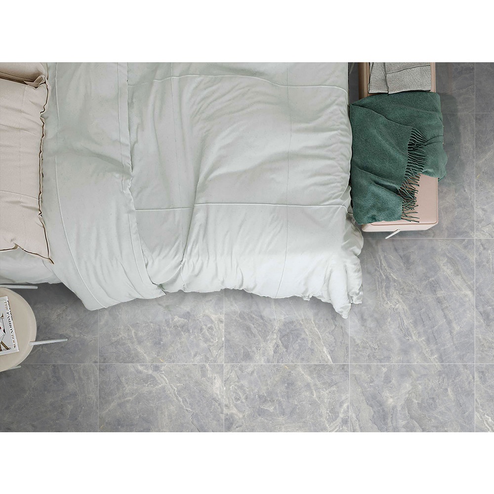 Marbella กระเบื้องพอร์ซเลน 80x80 ซม. วีร่า-เกรย์ P8004 GT