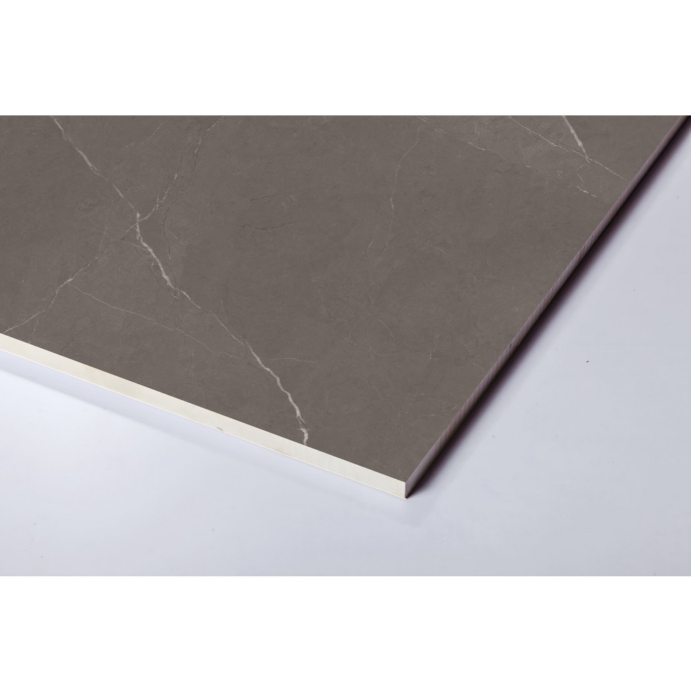 Marbella กระเบื้องพอร์ซเลนปูพื้น 60x60 ซม. รุ่น คาราร่า เทา แมท RS612B ผิวหยาบ random (4P)