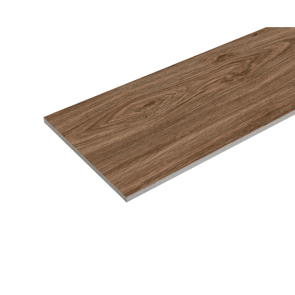 Marbella กระเบื้องปูพื้นลายไม้ 20x100x0.98ซม. รุ่น ไม้วอลนัท 21019 (1.2ตร.ม./กล่อง) (6แผ่น) A.