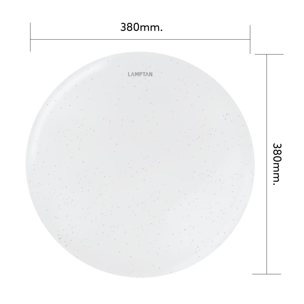 LAMPTAN โคมไฟเพดาน LED 24W รุ่น STAR แสงเดย์ไลท์