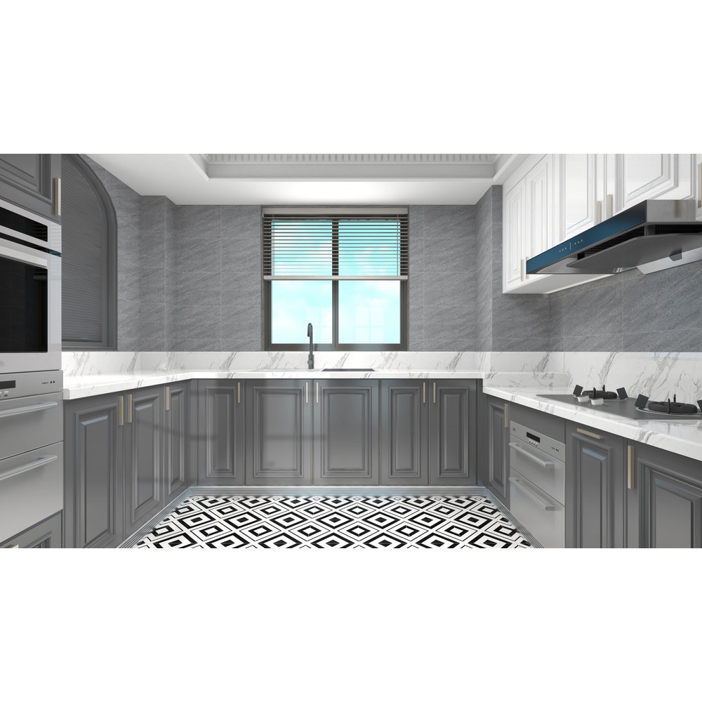 Marbella กระเบื้องเซรามิคปูพื้นผนัง 30x60 ซม. รุ่น หินเทาสว่าง LM8905 Matt (8P)