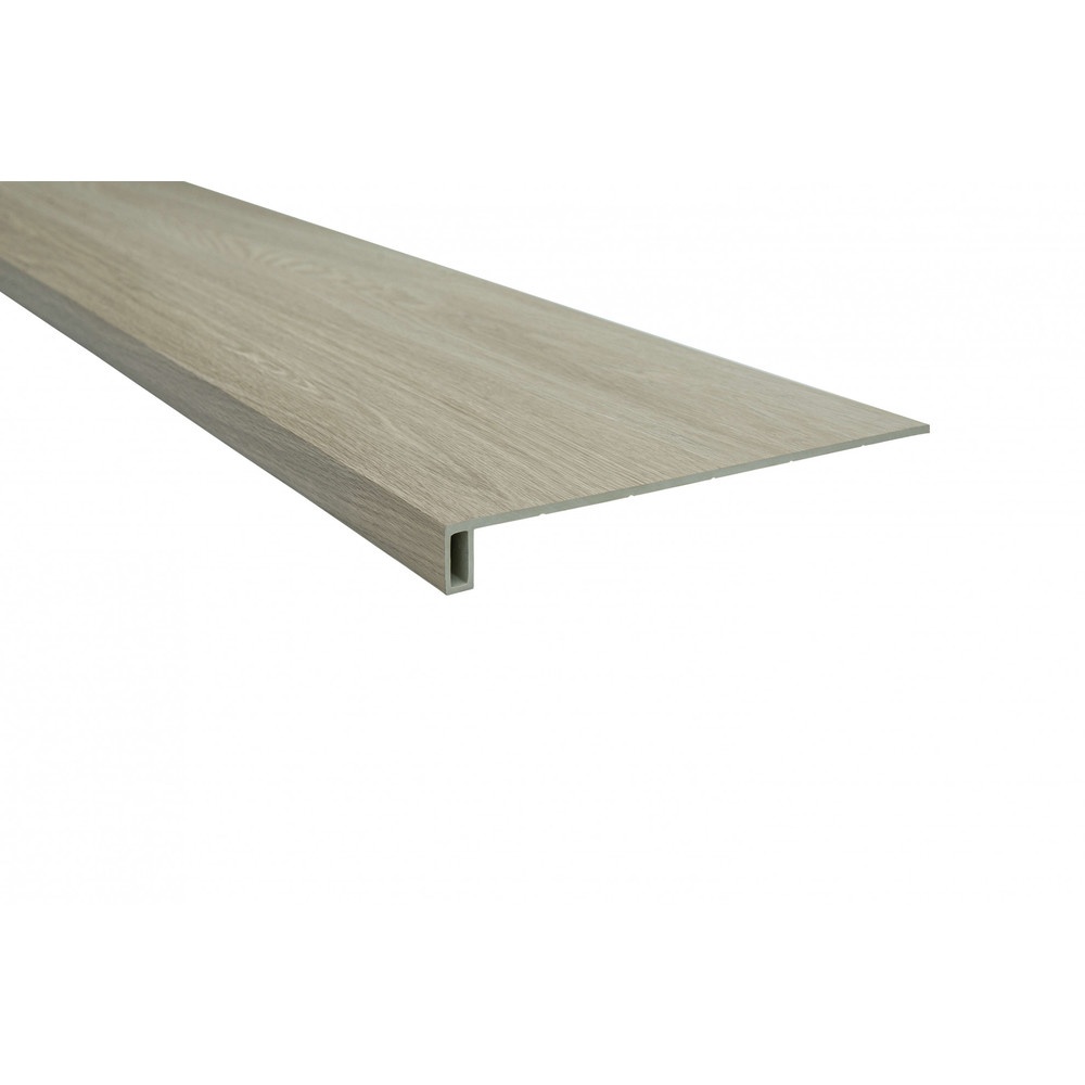 Tapio แผ่นพื้นบันไดSPC 30x120x5 ซม. รุ่น6589 สีไม้แอชไวท์
