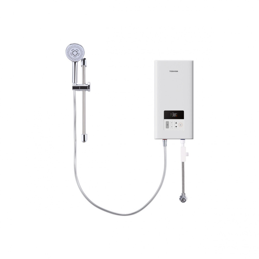 TOSHIBA เครื่องทำน้ำอุ่น 4800 วัตต์ รุ่น TWH-48EFNTH(W)-CB สีขาว