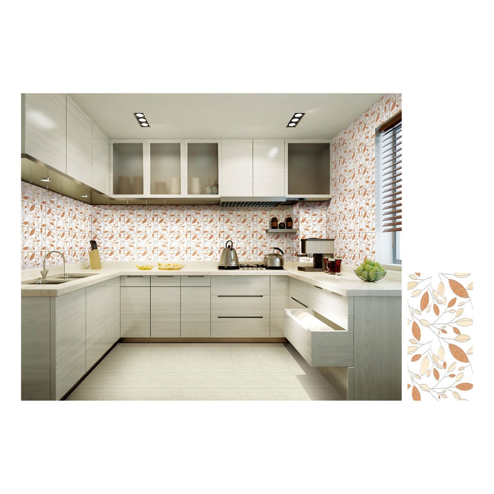 Marbella กระเบื้องเซรามิคปูผนัง 25X40 ซม. รุ่น ลิฟ ออรอง JB133 Gloss (15P)