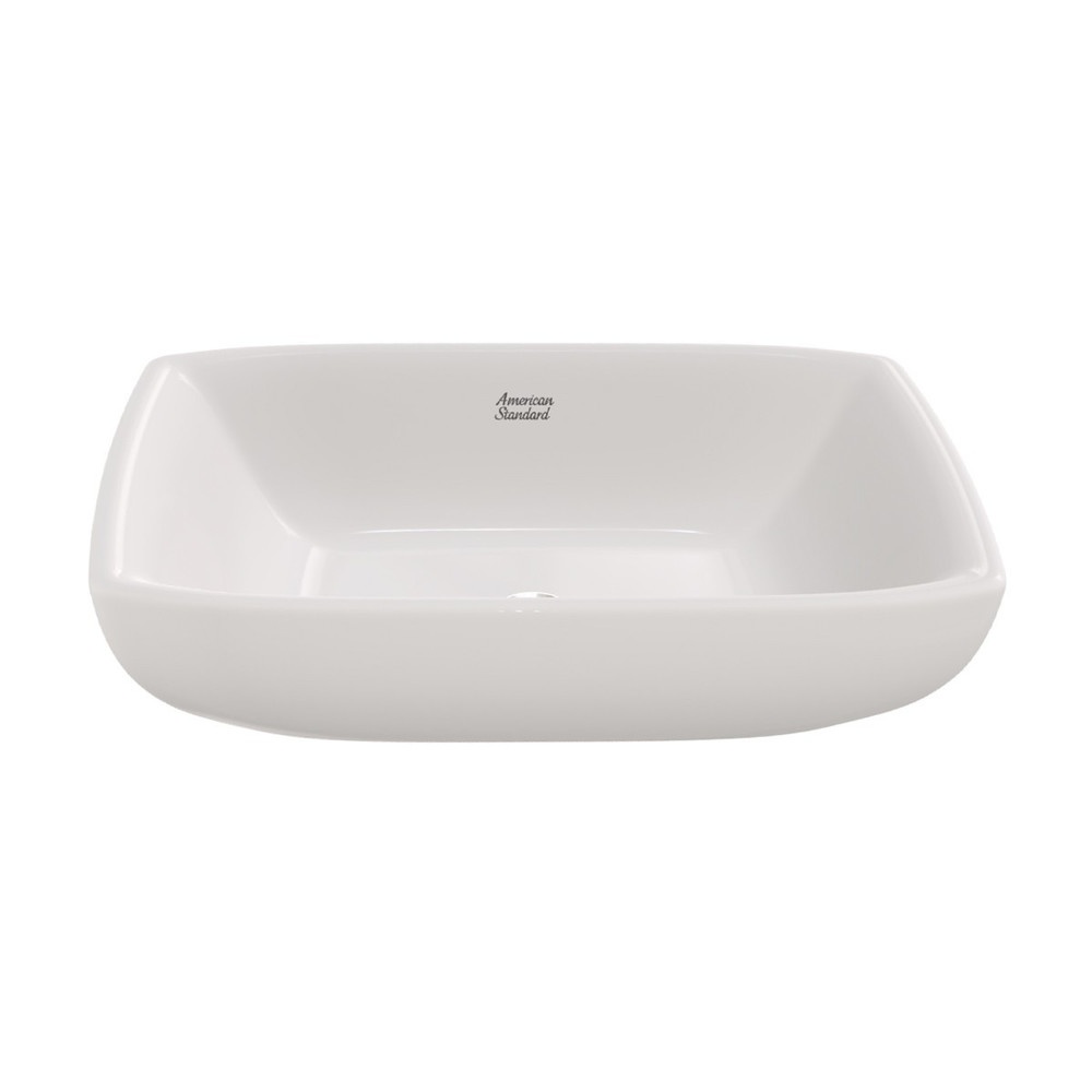 American Standard อ่างล้างหน้าวางบนเคาน์เตอร์ก๊อกบนอ่าง รุ่น milano WP-F650-WT