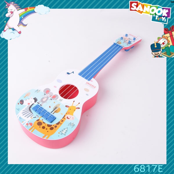 TOYS ของเล่นกีตาร์ลายสัตว์น่ารัก 12นิ้ว#6817E ขนาด 18x7x55 ซม.คละสี
