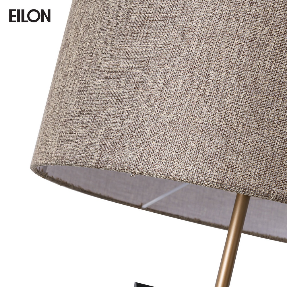 EILON โคมไฟตั้งพื้นโมเดิร์น รุ่น fluffy S3030F สีทอง-ดำ