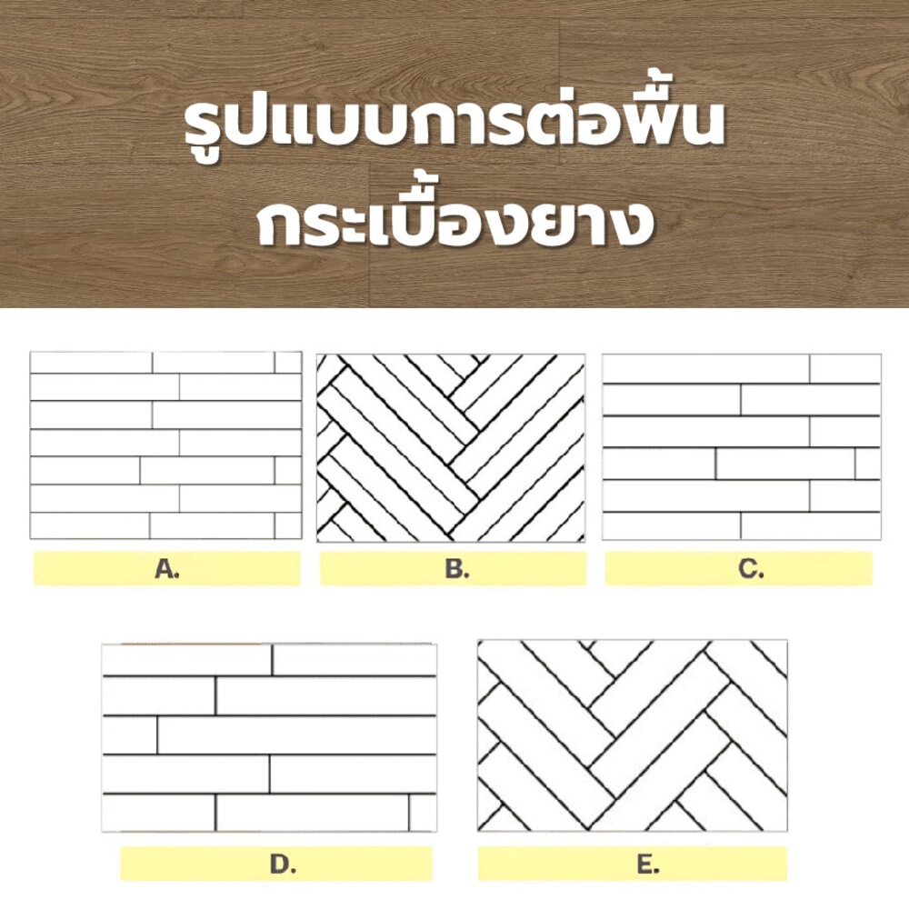 แผ่นปูพื้น SPC Click lock 230x1500x5มม +1มม IXPE  รุ่น AMG7141-5 สี asia wood (2.07ตรม./6แผ่น)