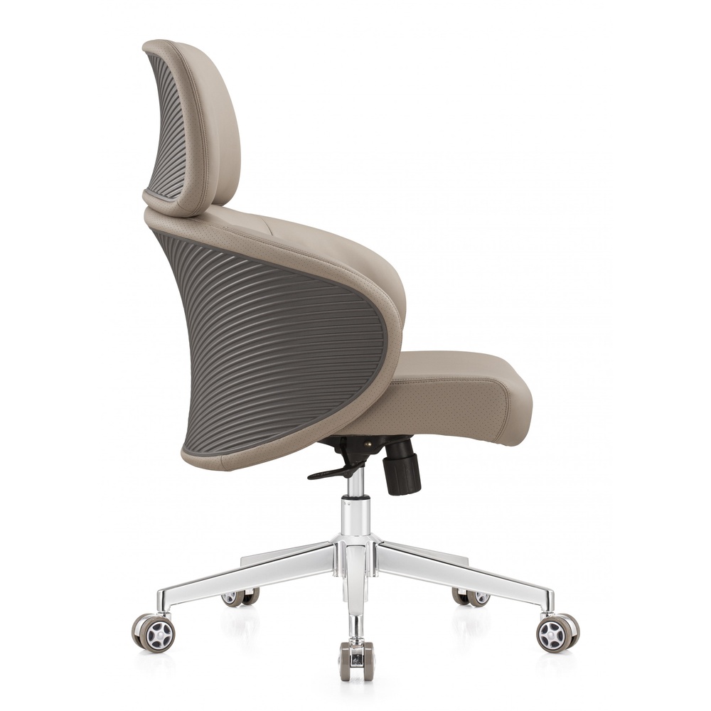 SMITH PRO เก้าอี้ผู้บริหาร Middle back รุ่น Sora-01 ขนาด 67.5x68x96.5-105 ซม. สีเทา