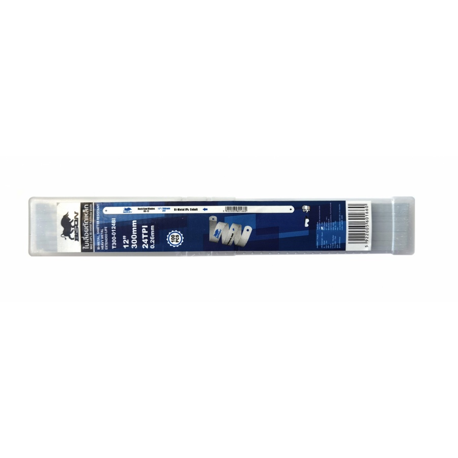 BISON ใบเลื่อยตัดเหล็ก 24T(30cm) B-metal(M42) รุ่น T300-0124BI