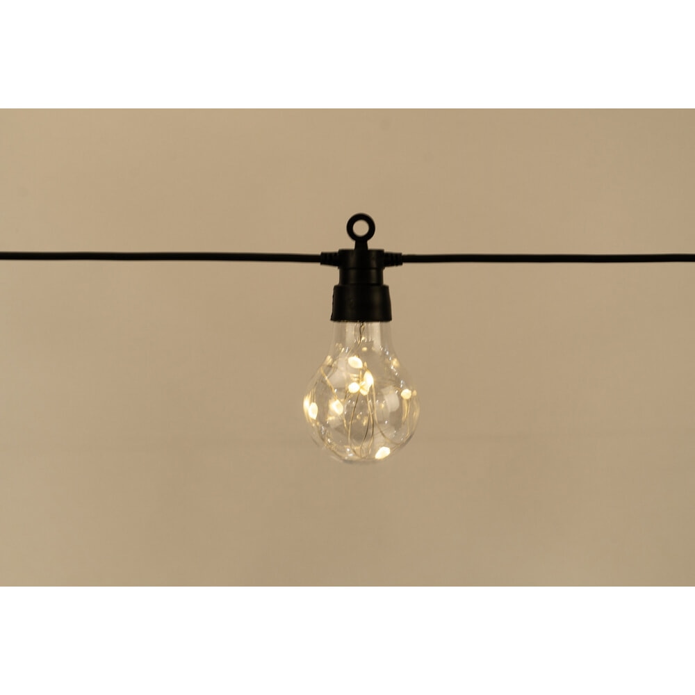 EILON ไฟระย้าตกแต่งเทศกาล โซลาร์เซลล์ 35 หลอด ยาว 20เมตร 50W รุ่น ETDC-20M35D-TXWW แสงวอร์มไวท์