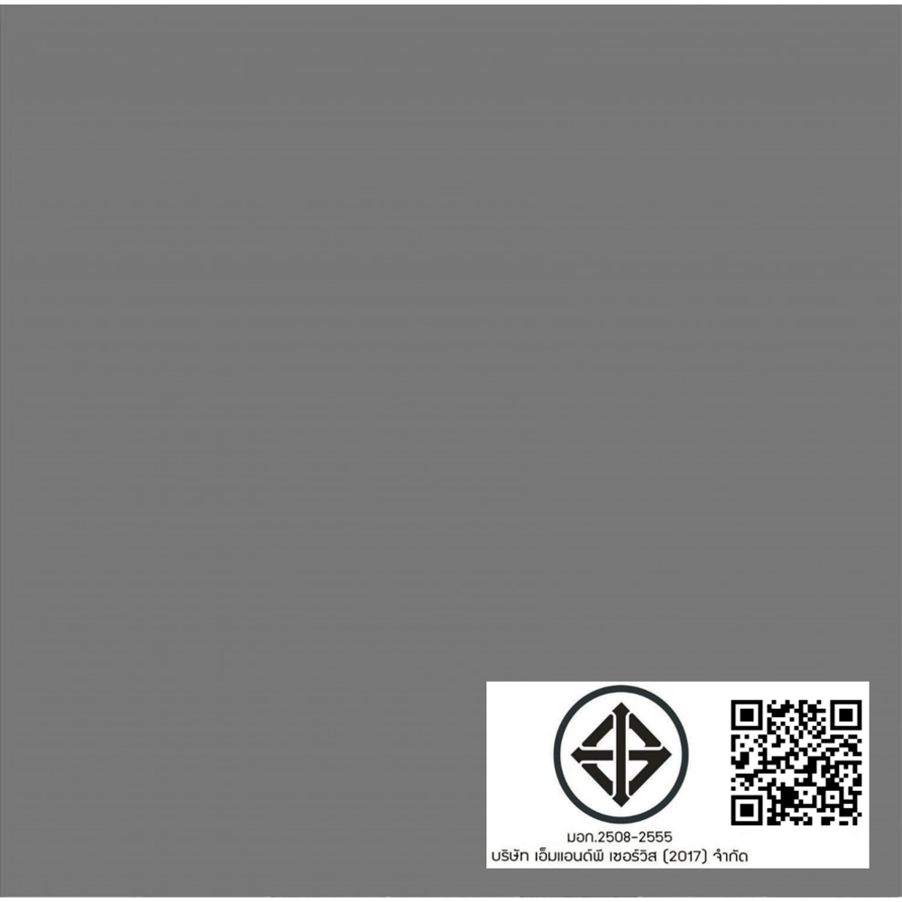 Marbella กระเบื้องเซรามิคปูพื้น 40X40 ซม. รุ่น เทาด้าน ZY166 Matt (12P)