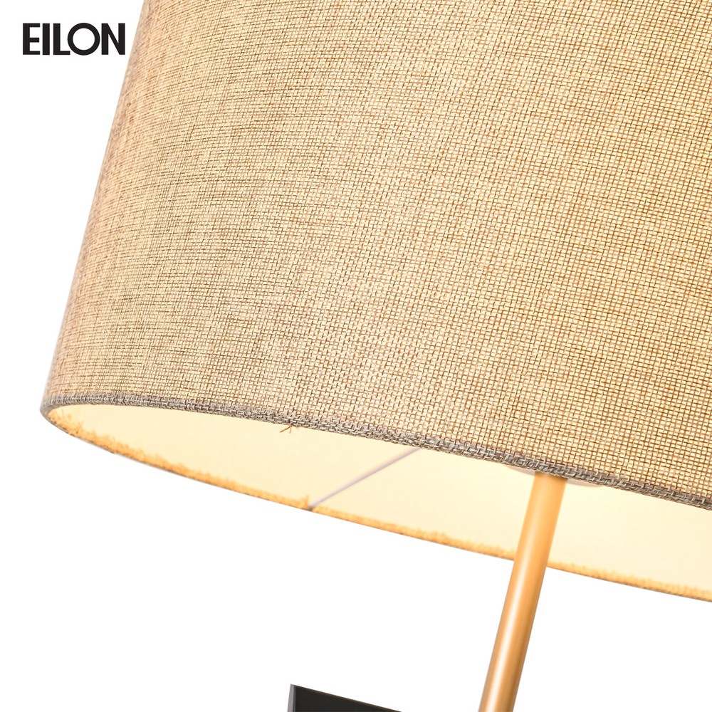 EILON โคมไฟตั้งพื้นโมเดิร์น รุ่น fluffy S3030F สีทอง-ดำ