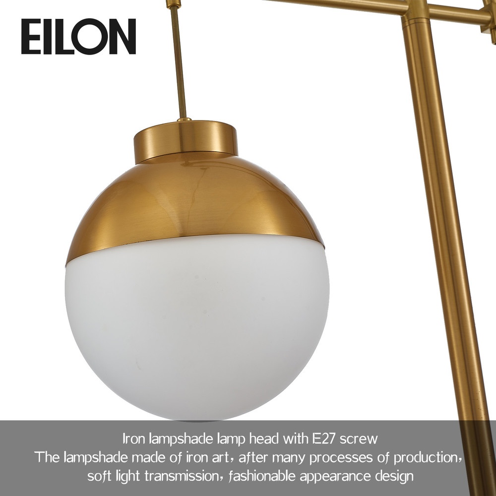 EILON โคมไฟตั้งพื้น Loft ขั้ว E27 รุ่น MD88 สีทอง