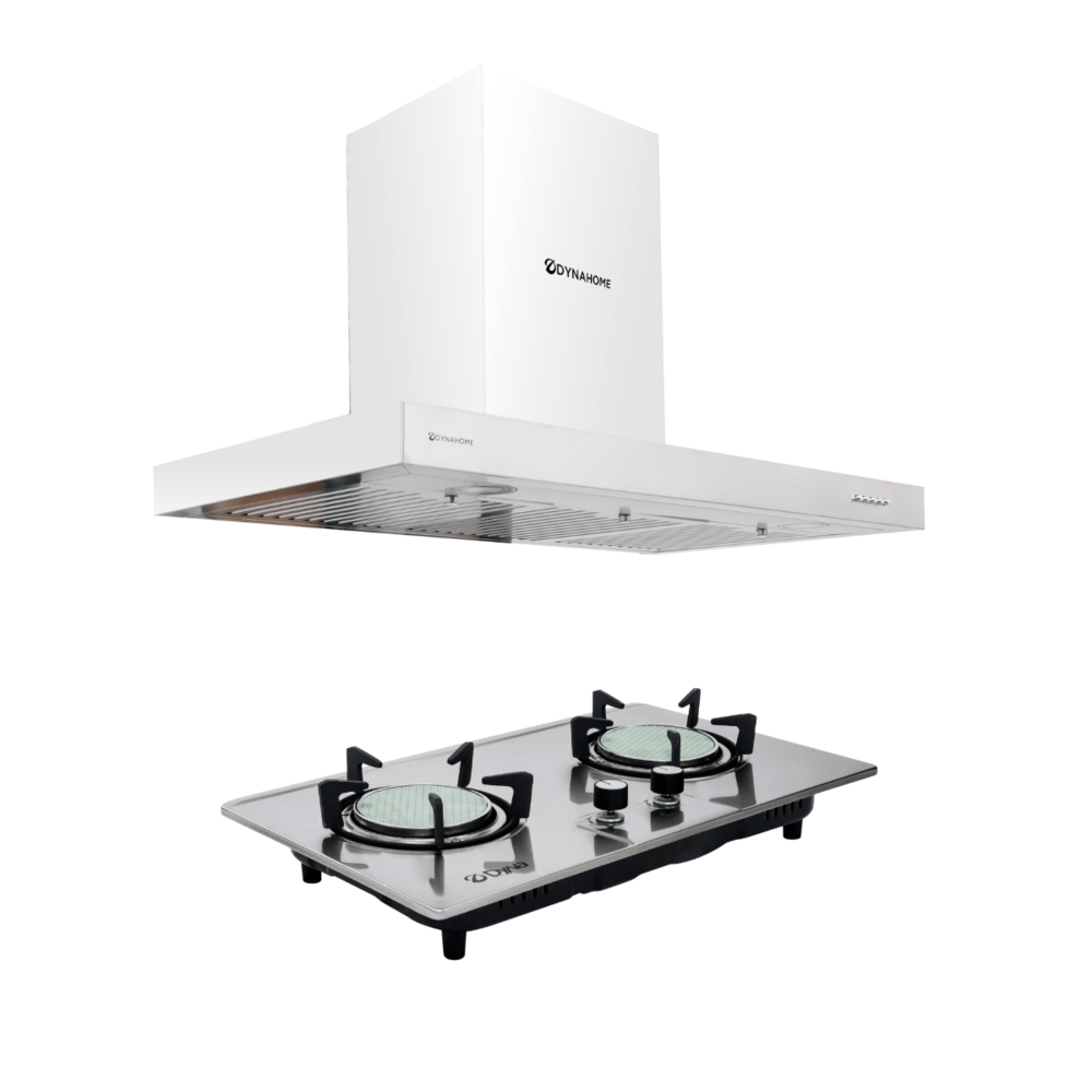 DYNAHOME ชุดเช็ทเครื่องดูดควัน DH-0690-H + เตาแก๊ส DH-1022-S
