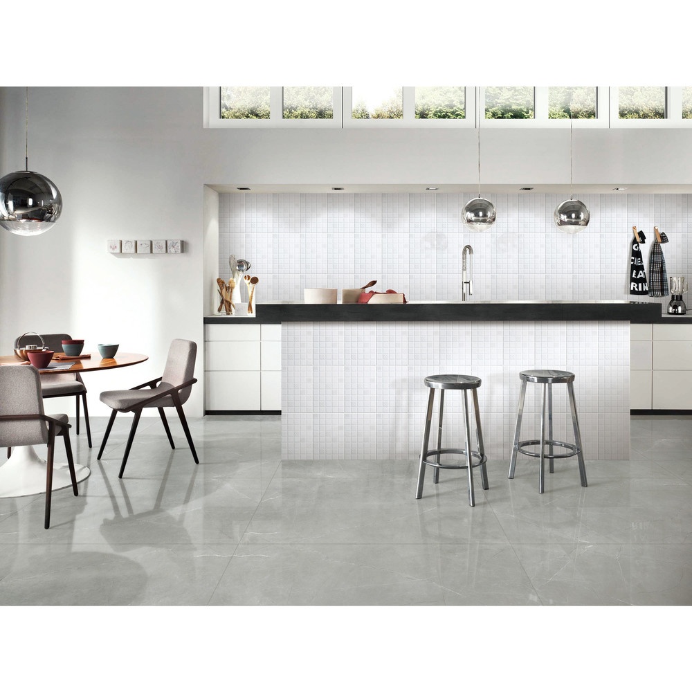 Marbella กระเบื้องเซรามิคปูผนัง 20X30 ซม. รุ่น ไวท์บล็อค TSJH5171 Gloss (25P)