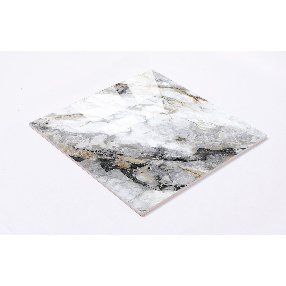 Marbella กระเบื้องพอร์ซเลนปูพื้น 60x60 ซม. รุ่น อิตาโน่ XQ3406 ผิวเงา random (4P)