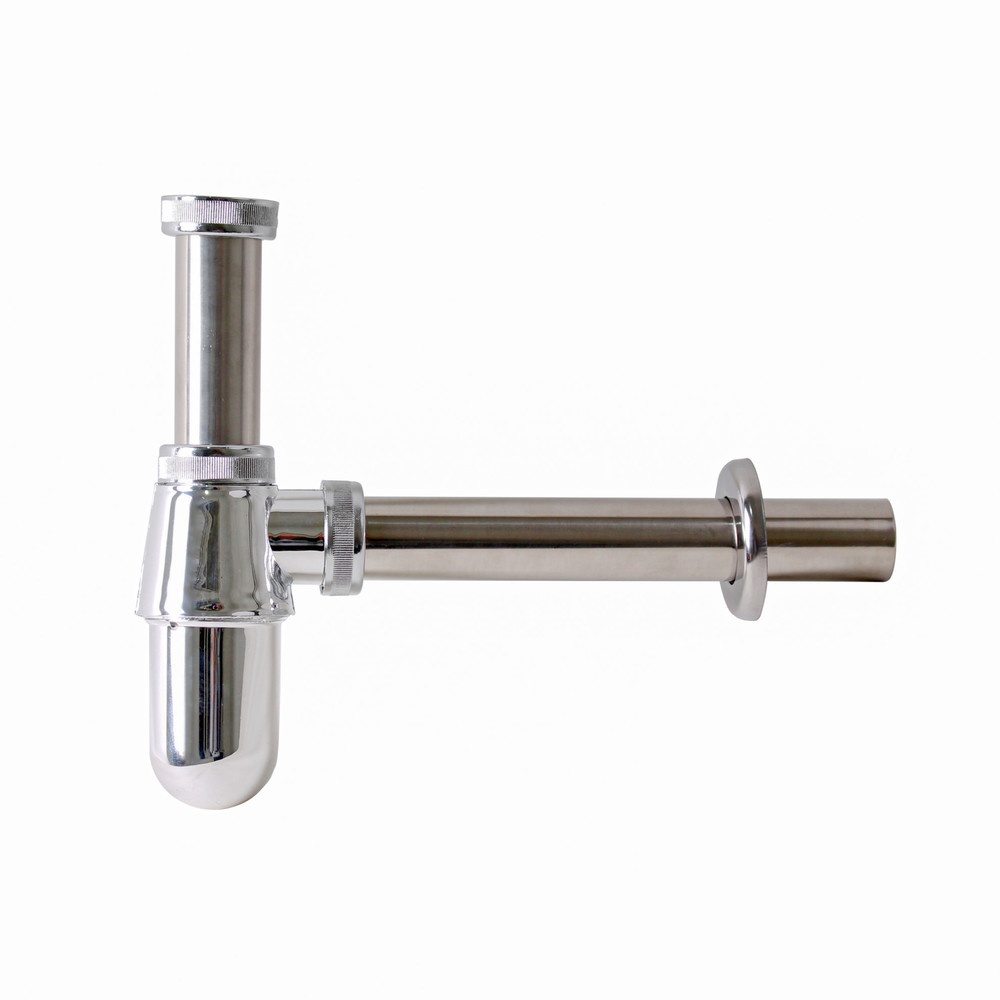 ICON ท่อน้ำทิ้งชุบโครเมี่ยม (พลาสติก)  รุ่น IC222_SS-4.5"-8" สีโครเมียม