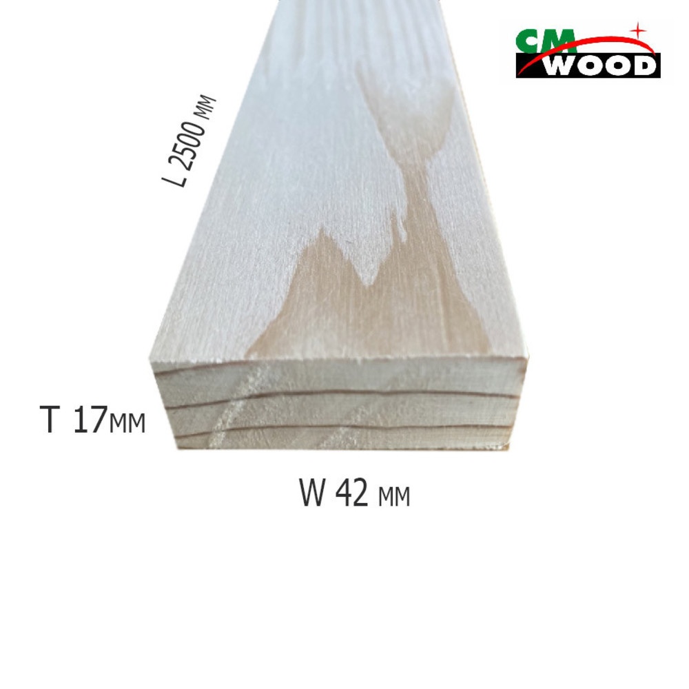 CM WOOD ไม้โครง ไม้สนนิวซีแลนด์จ๊อยส์ (1x10) 17x42x2500มม.