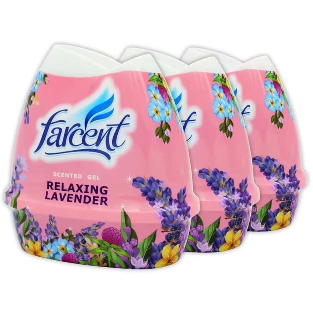 FARCENT เซ็นท์เต็ดเจล กลิ่น ลาเวนเดอร์  200 กรัม  (2แถม1/แพ็ค)
