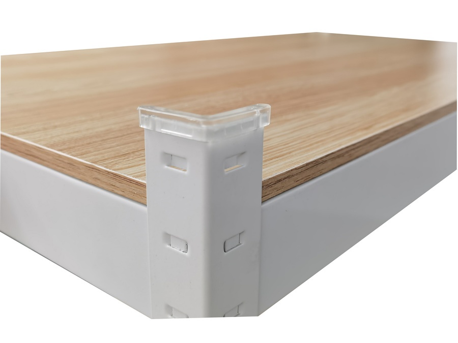 HUMMER ชั้นวางของเหล็กพื้นไม้ MDF 5 ชั้น 90x50x182ซม. สีขาว
