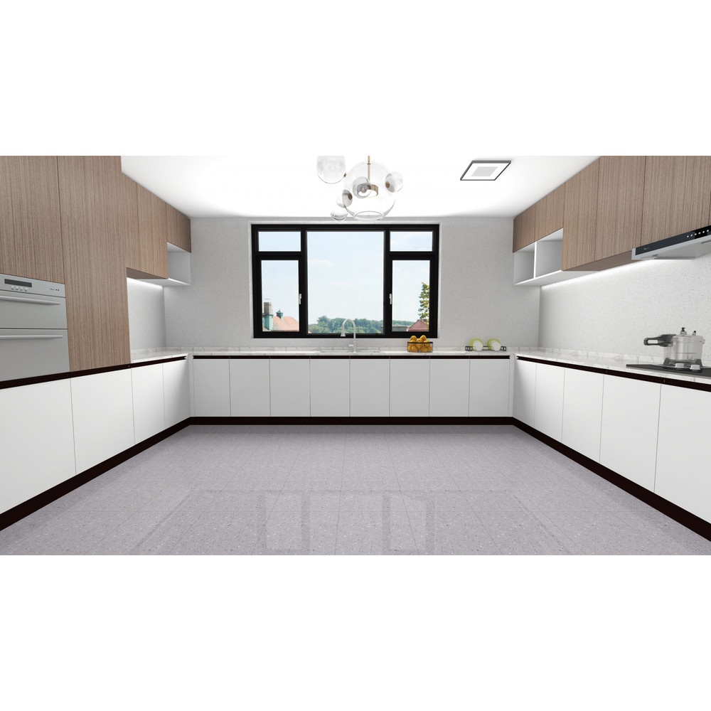 Marbella กระเบื้องเซรามิคปูพื้น 40X40 ซม. รุ่น เออริซ-เกรย์ HP4402 Gloss (12P)