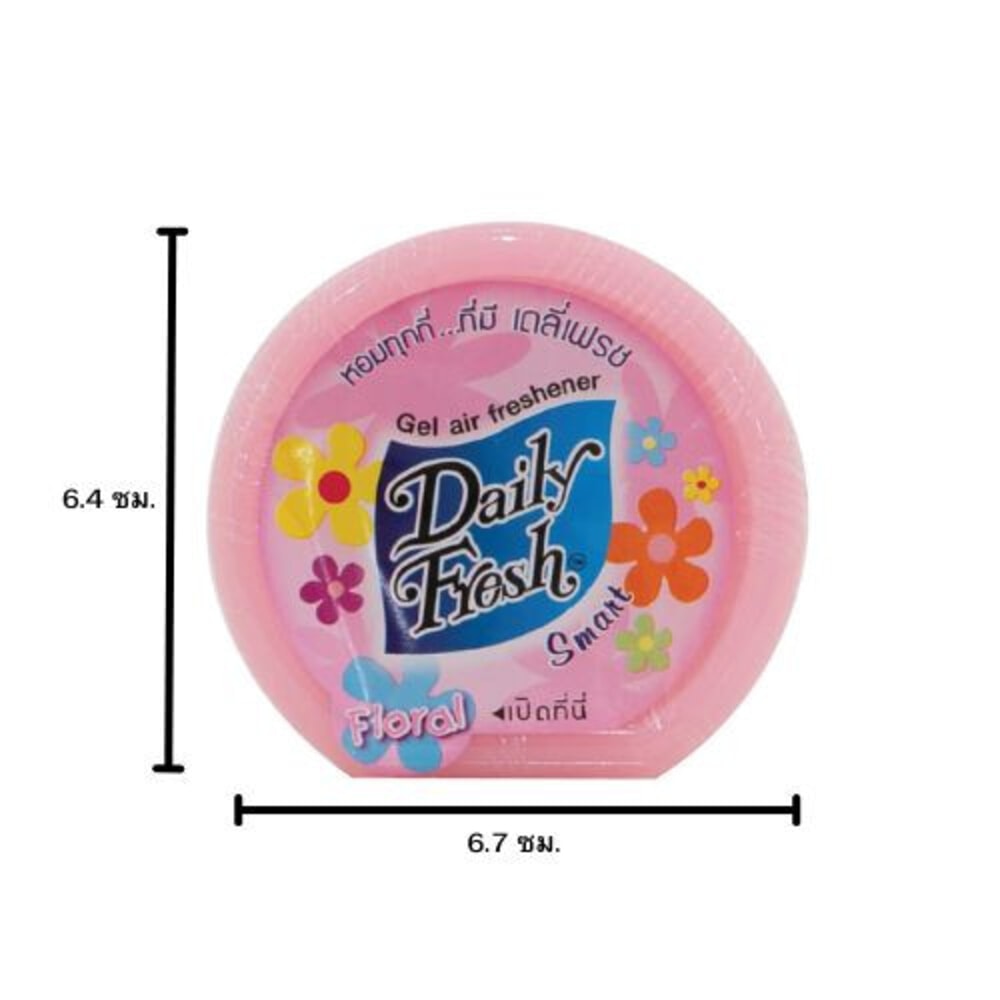 DAILY FRESH  เจลปรับอากาศ เดลี่เฟรช สมาร์ท ฟลอรัล ขนาด   60 กรัม