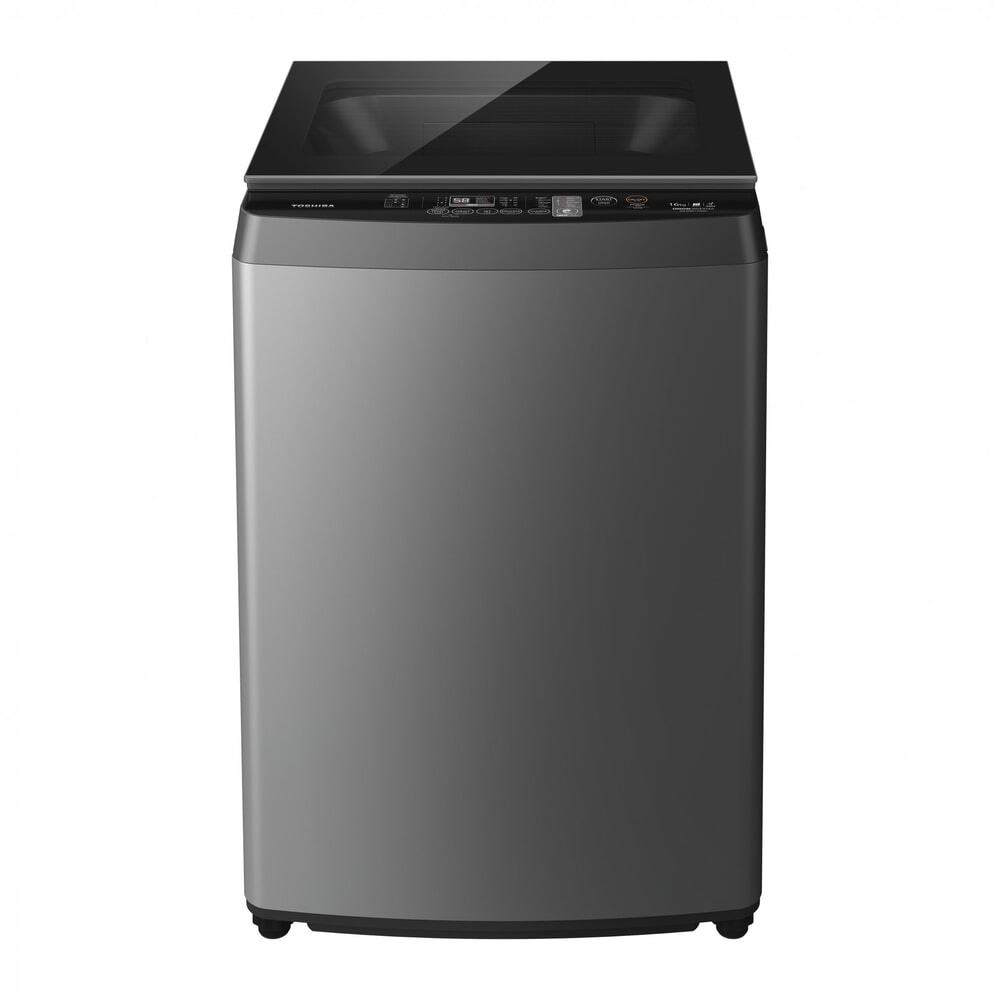 TOSHIBA เครื่องซักผ้าอัตโนมัติ 16kg. AW-DUN1700MT(SG) ซิลเวอร์