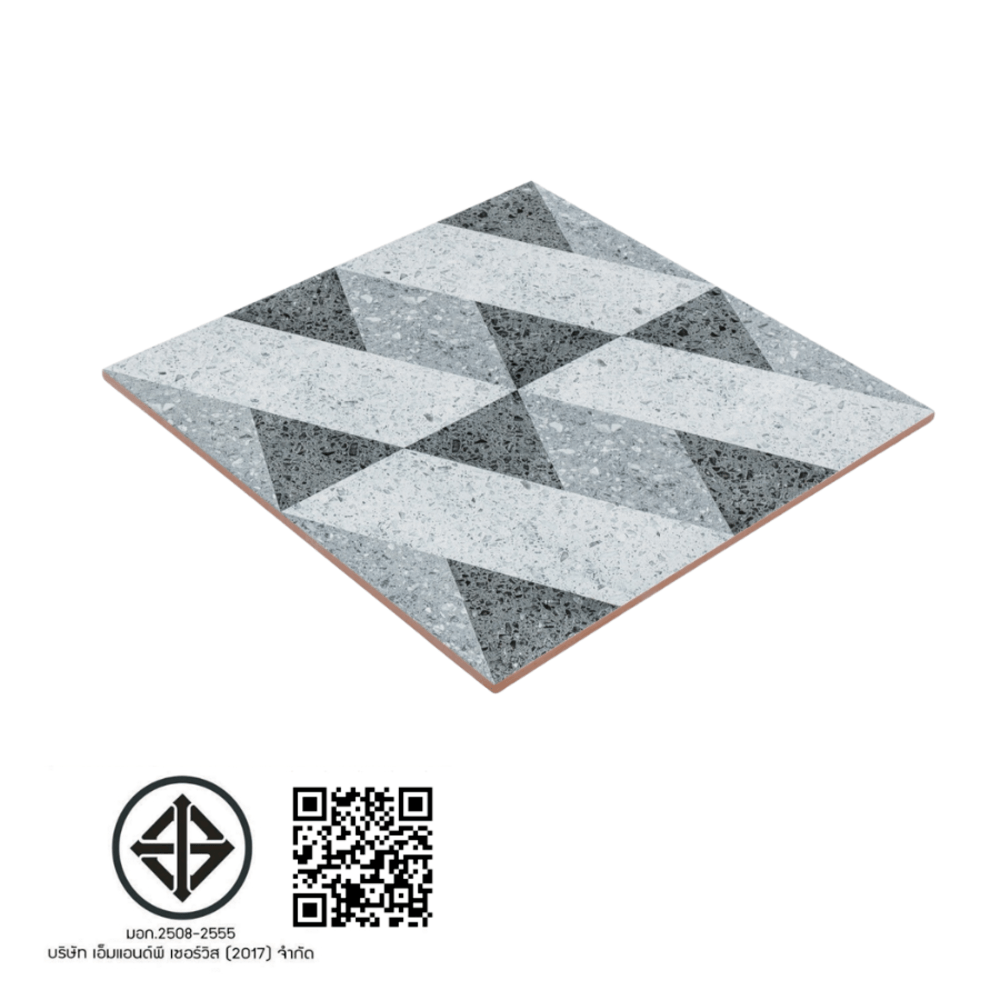 Marbella กระเบื้องเซรามิคปูพื้น 40X40 ซม. รุ่น โฟกัส JMZ40207 Matt (12P)