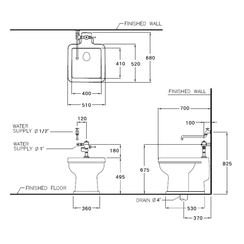 Cotto โถเอนกประสงค์ รุ่น C3300