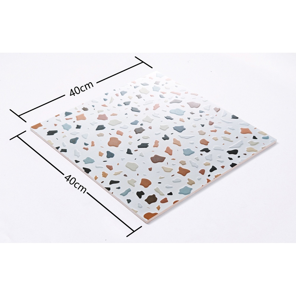 Marbella กระเบื้องเซรามิคปูพื้น 40X40 ซม. รุ่น แคนดี้ HK228 Matt (12P)
