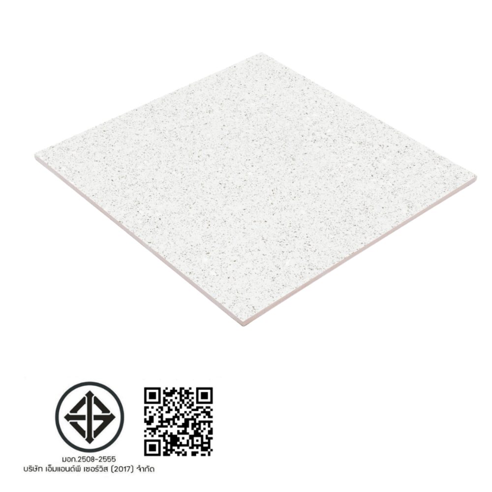 Marbella กระเบื้องเซรามิคปูพื้น 40X40 ซม. รุ่น โมเดิลร็อค HX4001 Gloss Flat (12P)