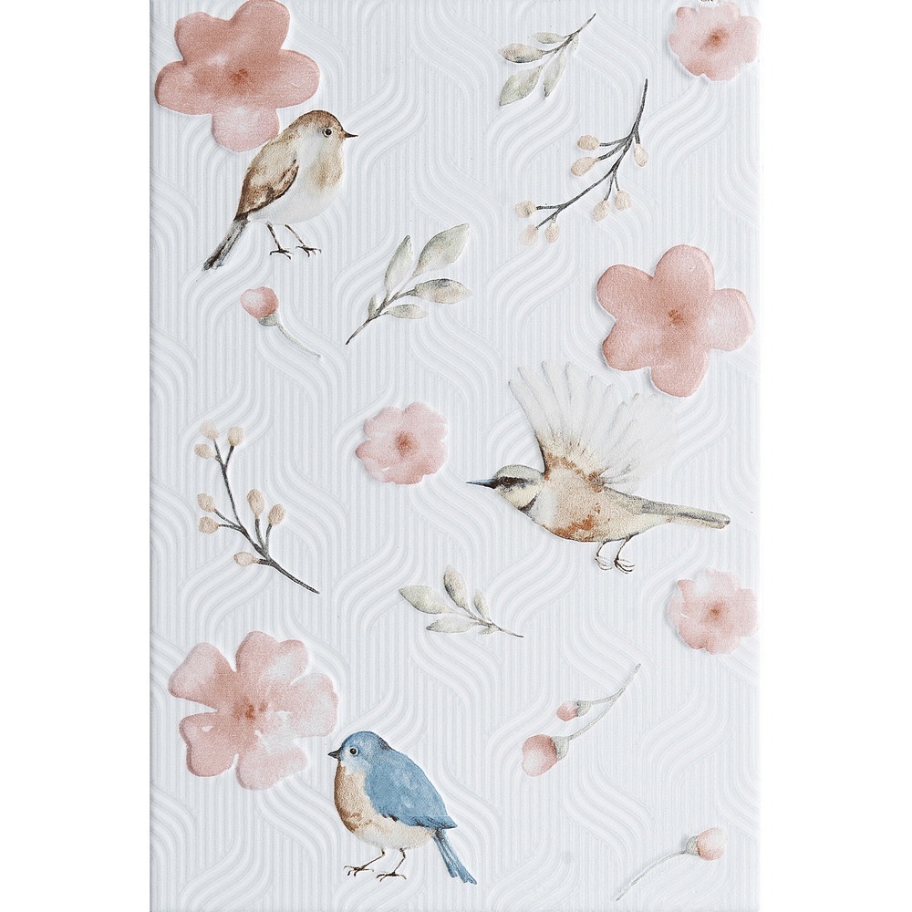 Marbella กระเบื้องเซรามิคปูผนัง 20X30 ซม. รุ่น วิหค XF1109 Gloss (25P)
