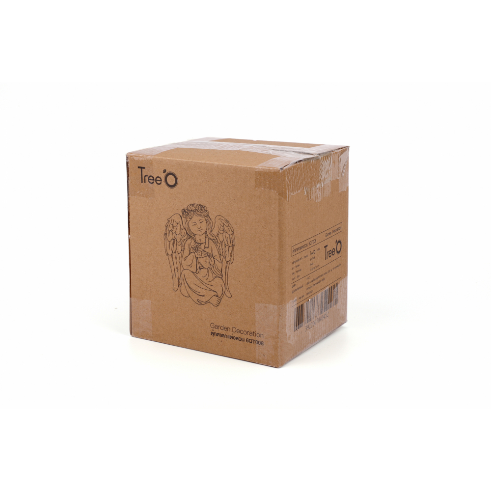TreeO ตุ๊กตาตกแต่งสวน ขนาด 12.5x14x15 รุ่น 6QT008