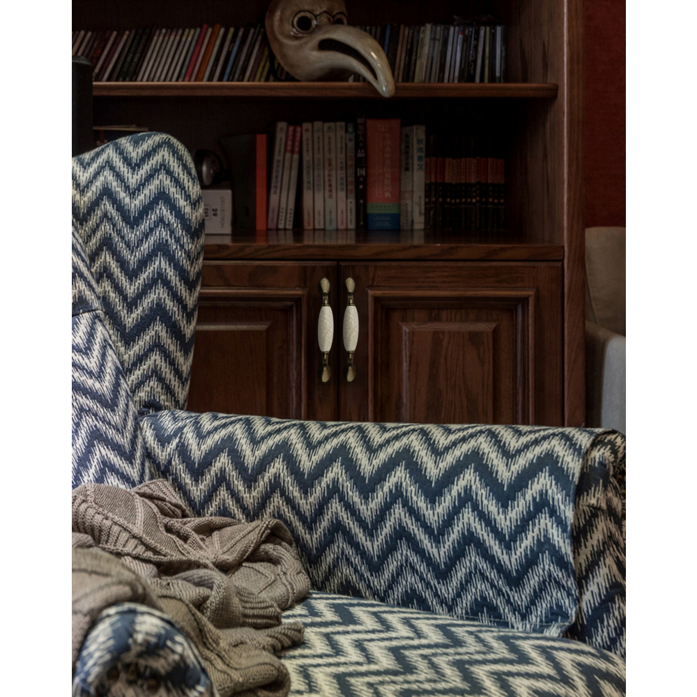 TORSTEN มือจับเฟอร์นิเจอร์ซิงค์เซรามิค 19x128x29 มม. รุ่น OKL0011-01