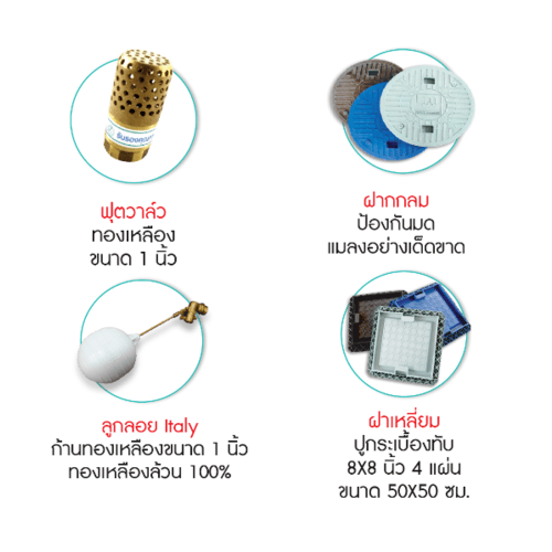 WAVE ถังเก็บน้ำใต้ดิน 6000L รุ่น WUT