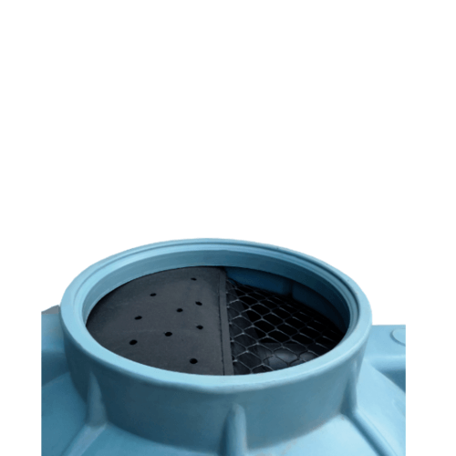 WAVE ถังบำบัดน้ำเสียแยกประเภทชนิดเกรอะ ขนาด 1200L รุ่น WS สีฟ้า