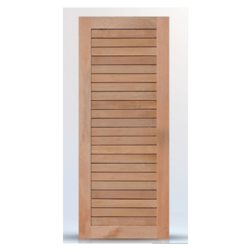 MAZTERDOOR ประตูไม้เนื้อแข็ง MDPK02 90x200ซม.