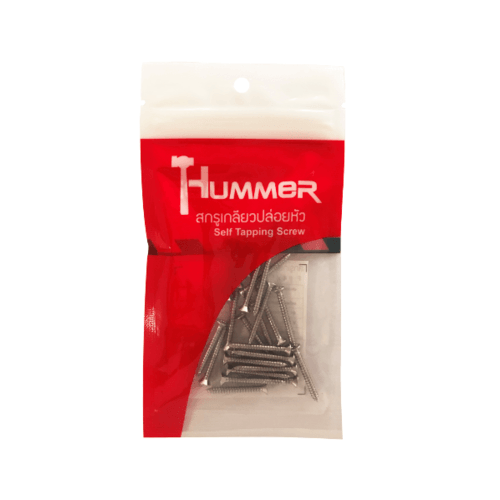 HUMMER สกรูเกลียวปล่อยหัว F-HM410 ขนาด 4x1" (25ตัว/แพ็ค)