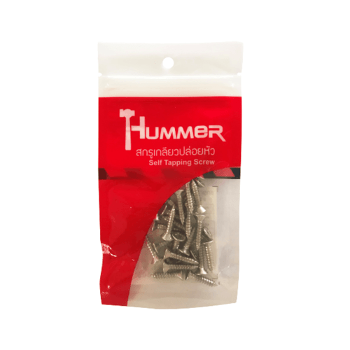 HUMMER สกรูเกลียวปล่อยหัว F-HM834 ขนาด 8x3/4" (25ตัว/แพ็ค)