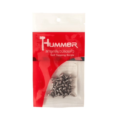 HUMMER สกรูเกลียวปล่อยหัว P-HM638 ขนาด 6x3/8" (25ตัว/แพ็ค)